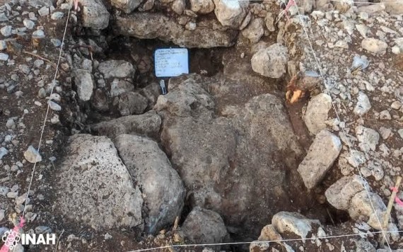 Hallan depósito ritual en Yaxché de Peón, Ucú