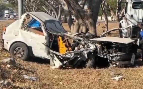 Choque deja un lesionado grave