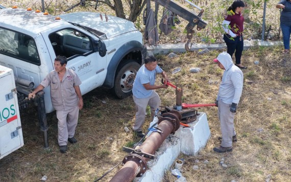 Buscan mejorar suministro de agua en Ciudad Caucel