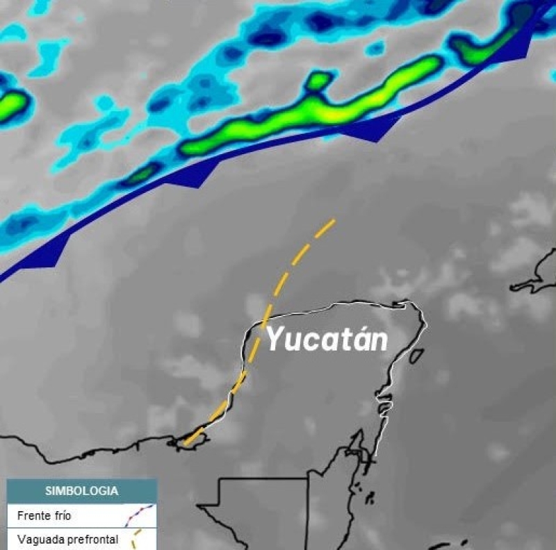 Frente frío no traerá bajas temperaturas a Yucatán