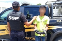 Arrestan a sujeto por violento robo