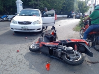 Atropellan a motociclista en la colonia Chuminópolis 