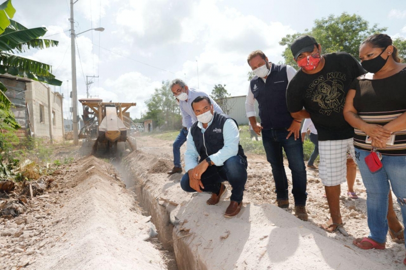 Ayuntamiento extiende obras y servicios básicos a colonias más vulnerables de Mérida