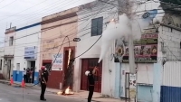 Corto circuito deja sin luz a vecinos del Centro de Mérida