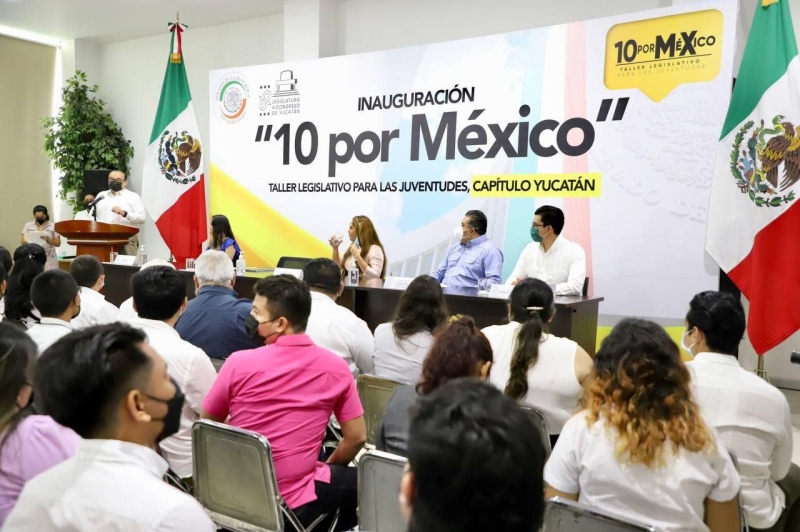 Inauguran Taller Legislativo para las Juventudes 10 por México