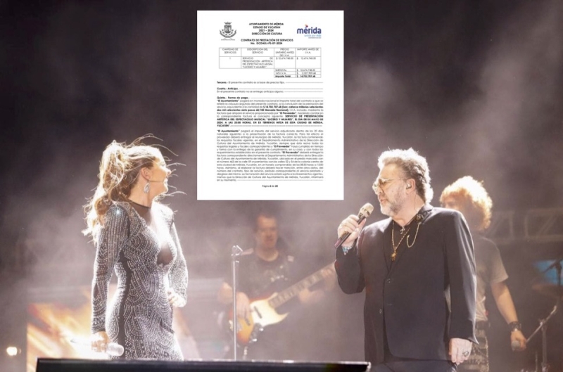 Concierto de Lucero y Mijares costó casi 15 millones a meridanos 