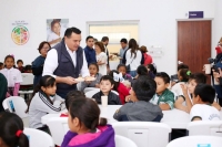 Renán entrega comedor escolar