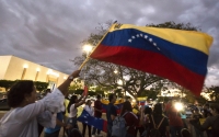Venezolanos en Yucatán  apoyan a Juan Guaidó