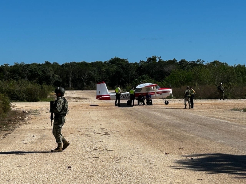 Avioneta aterriza dé emergencia