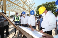 Supervisa Vila Dosal obras del Programa de Mejoramiento Urbano en Progreso