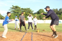 Abalá fue sede de clínica de béisbol