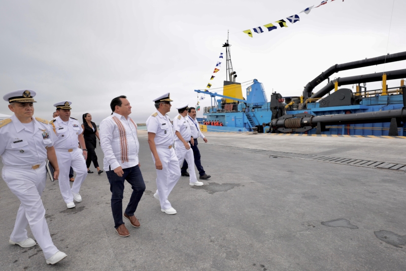 Arranca dragado del Puerto de Altura de Progreso