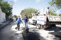 Intensifica Ayuntamiento bacheo en calles de Mérida