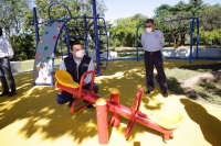 Alcalde entrega obras de remodelación del Parque “La Joya”