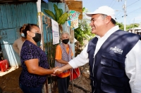 Supervisa alcalde obras en colonia Emiliano Zapata Sur III