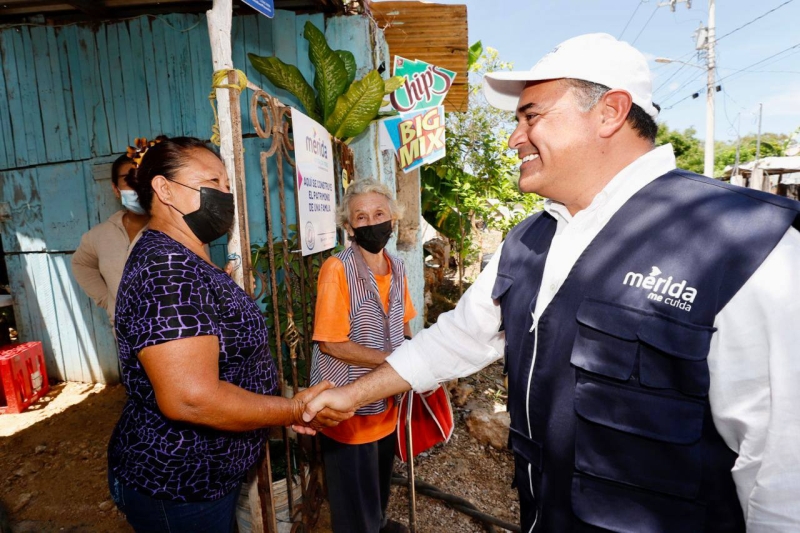 Supervisa alcalde obras en colonia Emiliano Zapata Sur III