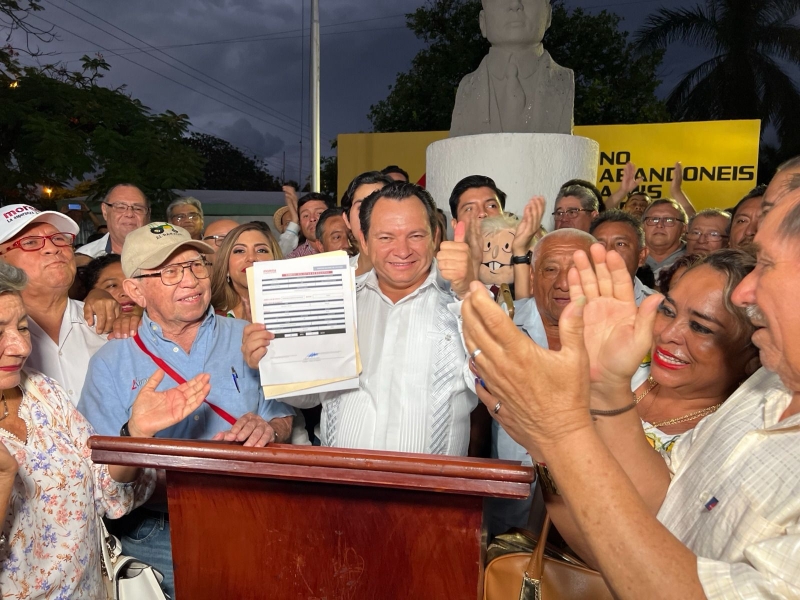 Arrasa "Huacho" en votaciones del consejo político de Morena