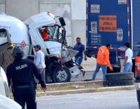 Fuerte choque en la M&eacute;rida-Hunucm&aacute;