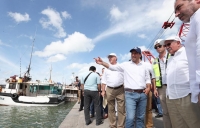 En marcha la rehabilitación y modernización del puerto de abrigo de Yucalpetén