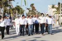 Entrega Mauricio Vila obras en el Malecón de Progreso