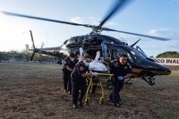 Exitoso traslado a&eacute;reo de lesionado a M&eacute;rida