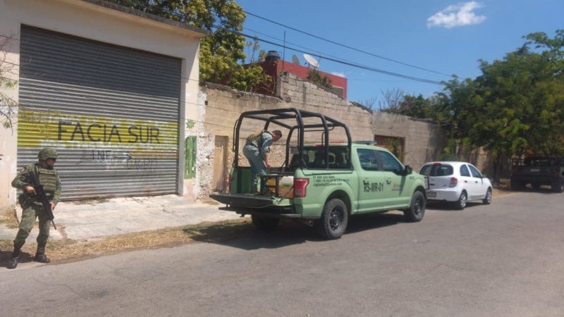 Aseguran 200 litros de combustible en el sur de Mérida