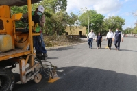 Supervisa alcalde rehabilitación de calles en comisarías