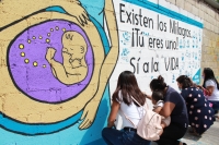 Activistas promueven el derecho a la vida desde el embarazo