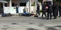 Trágico encontronazo entre motocicletas en Baca