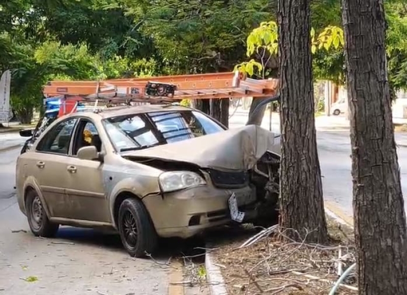 Choca en prolongación del Paseo Montejo