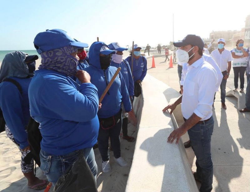 En marcha, trabajos para modernización del Malecón de Progreso