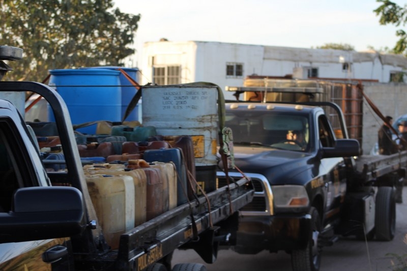 Un detenido y 4 mil litros de combustible, resultado de operativo contra huachicol
