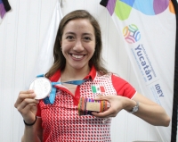 Sirena yucateca regresa a casa con medalla de plata