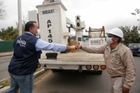 Alcalde reconoce labor de trabajadores municipales