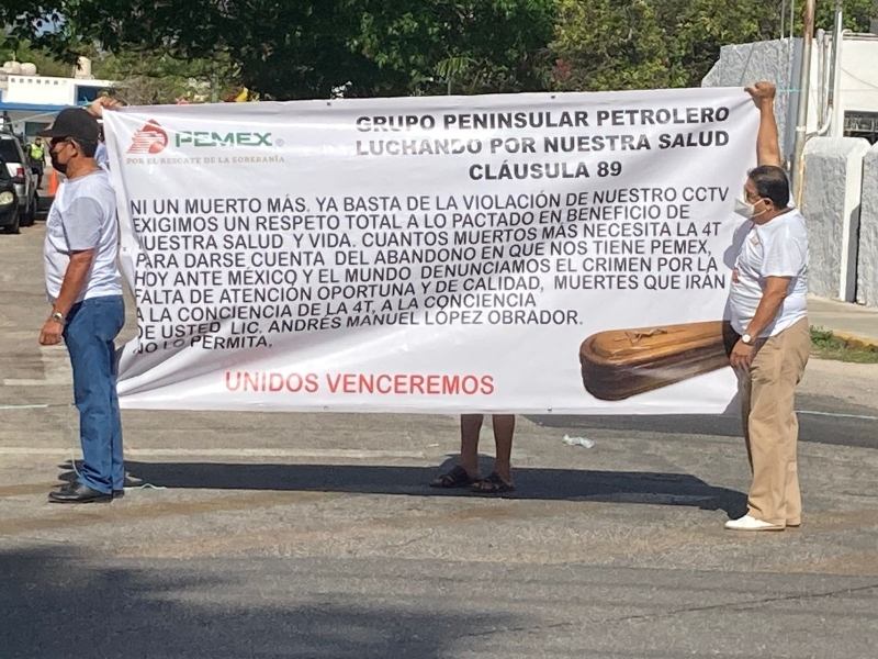 La 4T nos está condenando a muerte: jubilados de Pemex