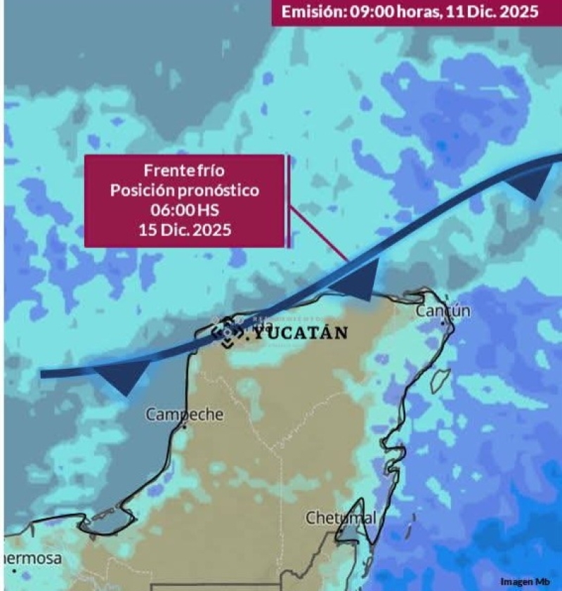 "Heladez' comenzaría a sentirse la tarde de este domingo