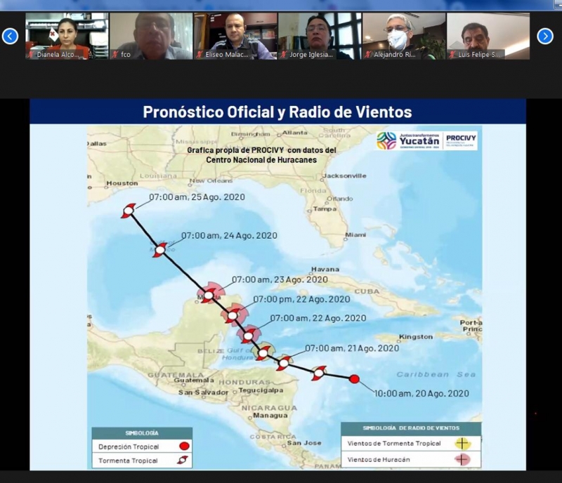 Instalan Comité de Emergencia de ante proximidad de la depresión tropical “Catorce”