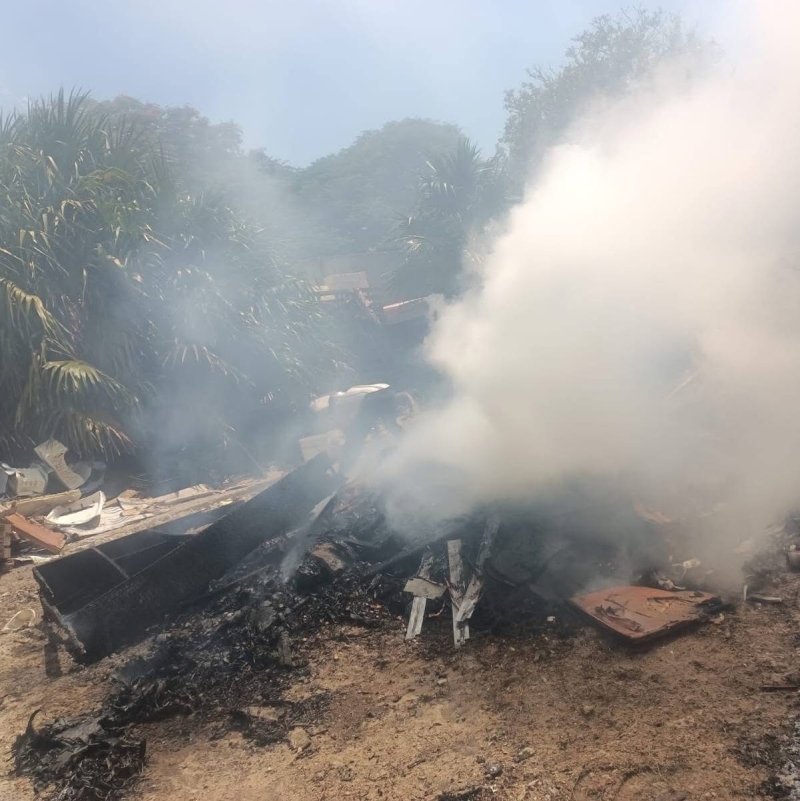 Sofocan incendio en  Progreso