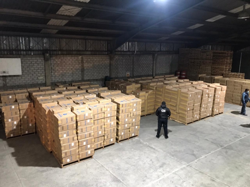 Decomisan 30 millones de cigarros de presunta procedencia ilícita