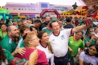 Miles festejan el triunfo de México en Zonas Fan Yucatán
