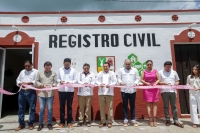 Tras 12 años sin servicio, reabren Registro Civil en Tahmek