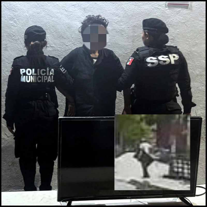 Arrestan a presunto ladrón en Progreso