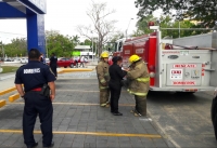 Conato de incendio en sucursal de Telcel