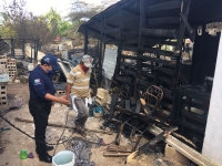 Procivy apoya a familias afectadas en incendio en el Sur de Mérida