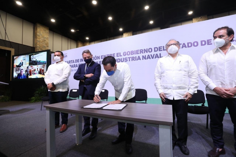 Anuncia Vila millonaria inversión de empresa italiana en Yucatán