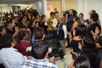 Maestros protestan en la Segey