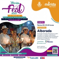 Mérida, lista para iniciar festejos por su 479 aniversario