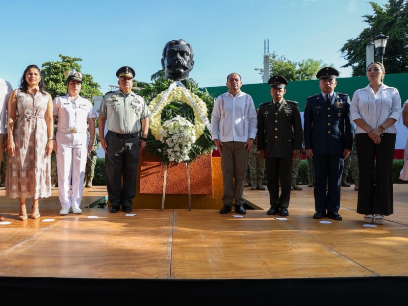 Conmemoran natalicio de Emiliano Zapata