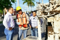 Reconocen al equipo del departamento de Drenaje Oriente