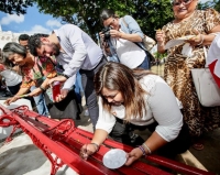 Instalan el décimo “Banco Rojo” en Mérida